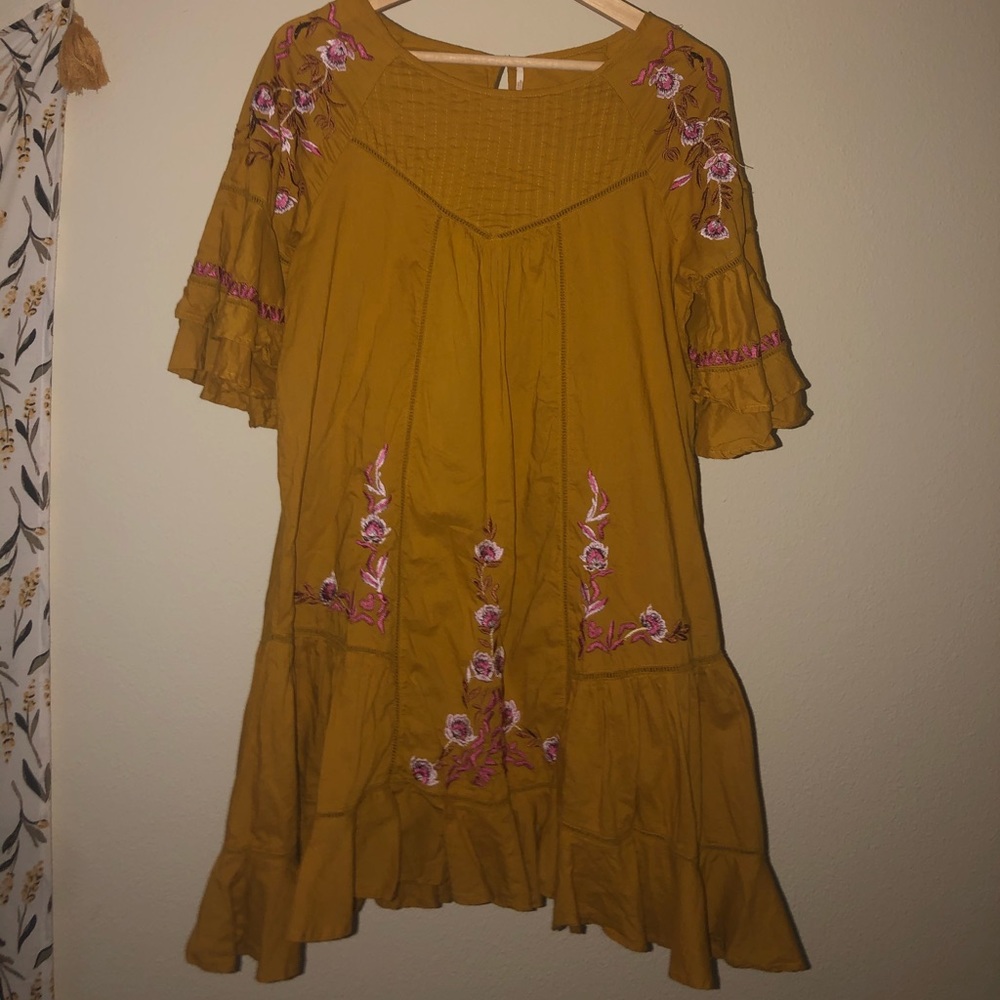 Free people embroidered dress